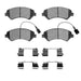 Disc Brake Pad Set Dynamic Friction 1214-1842-01
