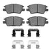 Disc Brake Pad Set Dynamic Friction 1551-1844-01