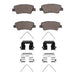 Disc Brake Pad Set Dynamic Friction 1551-1848-01