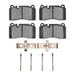 Disc Brake Pad Set Dynamic Friction 1551-1849-01
