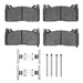 Disc Brake Pad Set Dynamic Friction 1551-1853-01