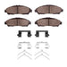 Disc Brake Pad Set Dynamic Friction 1551-1896-01