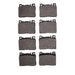 Disc Brake Pad Set Dynamic Friction 1551-1908-00