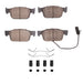Disc Brake Pad Set Dynamic Friction 1551-1953-01