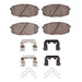 Disc Brake Pad Set Dynamic Friction 1551-2035-02