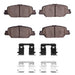 Disc Brake Pad Set Dynamic Friction 1551-2037-01