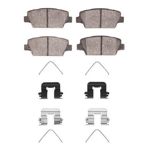 Disc Brake Pad Set Dynamic Friction 1551-2050-01