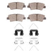 Disc Brake Pad Set Dynamic Friction 1551-2098-01