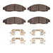 Disc Brake Pad Set Dynamic Friction 1551-2138-01