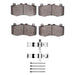 Disc Brake Pad Set Dynamic Friction 1551-2152-01