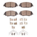 Disc Brake Pad Set Dynamic Friction 1551-2176-01