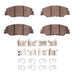 Disc Brake Pad Set Dynamic Friction 1551-2185-01