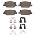 Disc Brake Pad Set Dynamic Friction 1551-2199-01