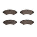 Disc Brake Pad Set Dynamic Friction 1214-2201-00