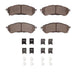 Disc Brake Pad Set Dynamic Friction 1551-2208-01