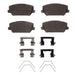 Disc Brake Pad Set Dynamic Friction 1551-2211-01