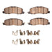 Disc Brake Pad Set Dynamic Friction 1551-2230-01