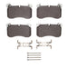Disc Brake Pad Set Dynamic Friction 1551-2238-01