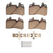 Disc Brake Pad Set Dynamic Friction 1551-2251-01