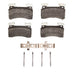 Disc Brake Pad Set Dynamic Friction 1551-2254-01