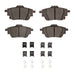 Disc Brake Pad Set Dynamic Friction 1551-2306-01