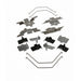 Disc Brake Hardware Kit Wagner Brake SG1164Q